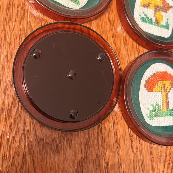 Vintage Cross Stitched Coasters - Picture 6 of 6